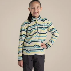 Bachas Half Zip Fleece für Kinder | Key Lime Print
