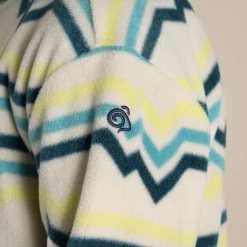 Bachas Half Zip Fleece für Kinder | Key Lime Print