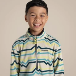 Bachas Half Zip Fleece für Kinder | Key Lime Print