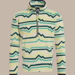 Bachas Half Zip Fleece für Kinder | Key Lime Print