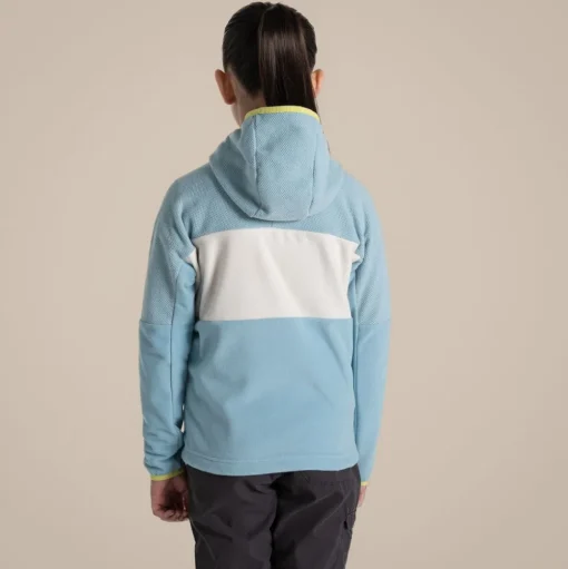 Bindloe Fleecejacke mit Kapuze für Kinder | Sky Blue