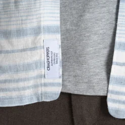 Cartwright-Kurzarmhemd für Herren | Niagara Blue Stripe