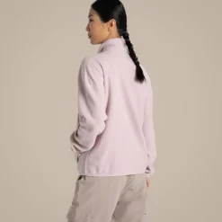 CO2 Renu Fleece mit durchgehendem Reißverschluss für Damen | Dusky Carnation