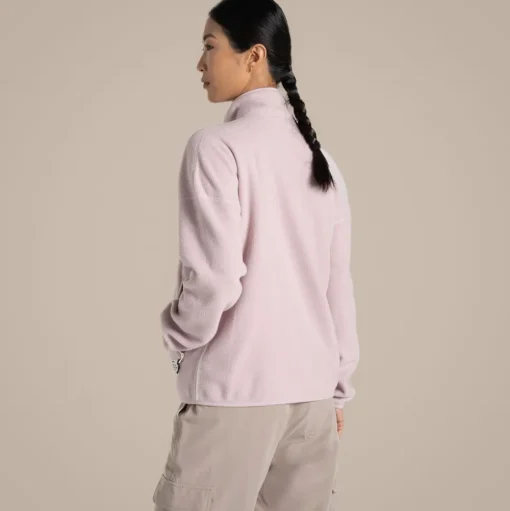 CO2 Renu Fleece mit durchgehendem Reißverschluss für Damen | Dusky Carnation