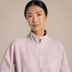 CO2 Renu Fleece mit durchgehendem Reißverschluss für Damen | Dusky Carnation
