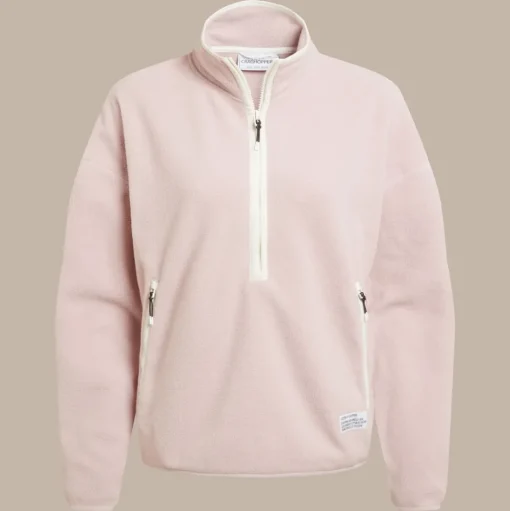 CO2 Renu Half Zip Fleece für Damen | Dusky Carnation
