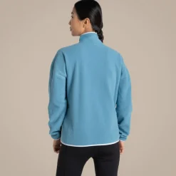 CO2 Renu Half Zip Fleece für Damen | Light Denim