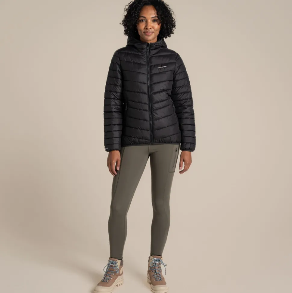 Compresslite IX isolierende Kapuzenjacke für Damen | Black