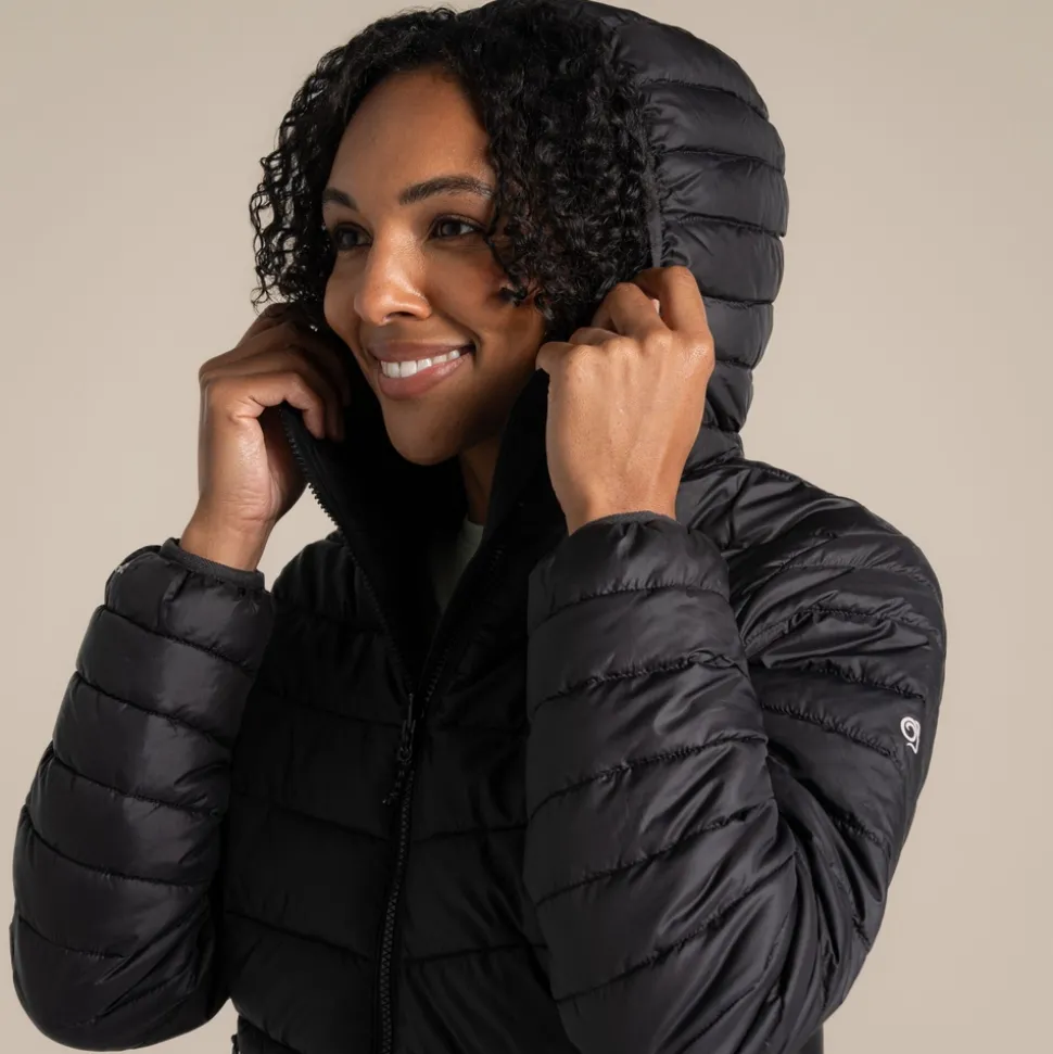 Compresslite IX isolierende Kapuzenjacke für Damen | Black