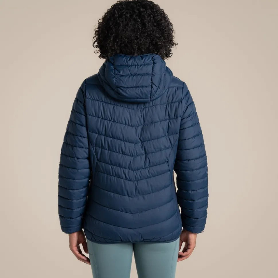 Compresslite IX isolierende Kapuzenjacke für Damen | Blue Navy