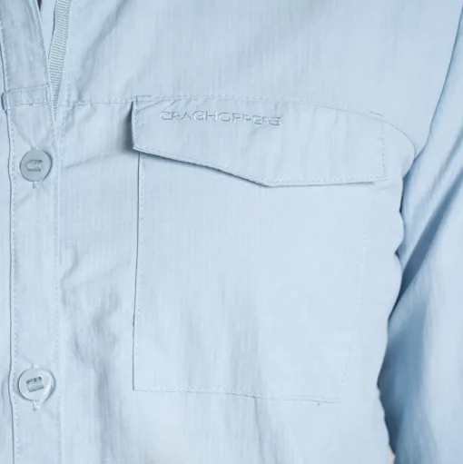 Damen NosiLife Adventure Langarmshirt III | Nimbus Blue
