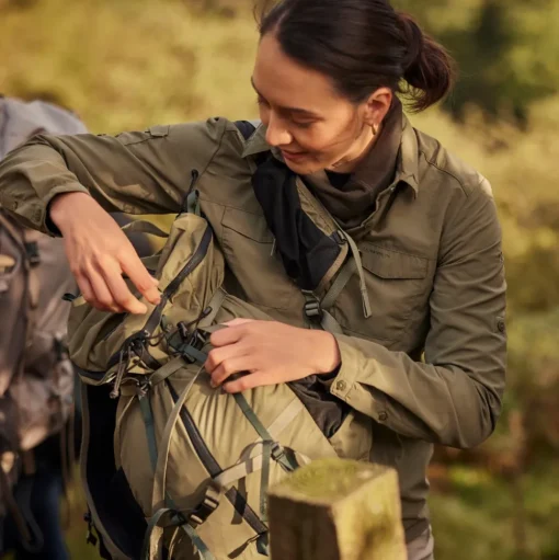 Damen NosiLife Adventure Langarmshirt III | Wild Olive