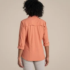 Damen NosiLife Adventure Langarmshirt III | Red Sandstone