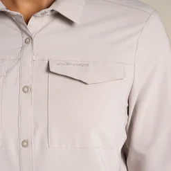 Damen NosiLife Pro Langarmshirt III | Soft Mushroom