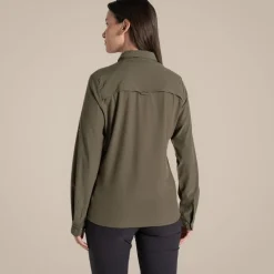 Damen NosiLife Pro Langarmshirt III | Wild Olive