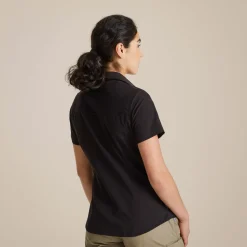 Damen-Kurzarmshirt „Expert Kiwi“. | Black