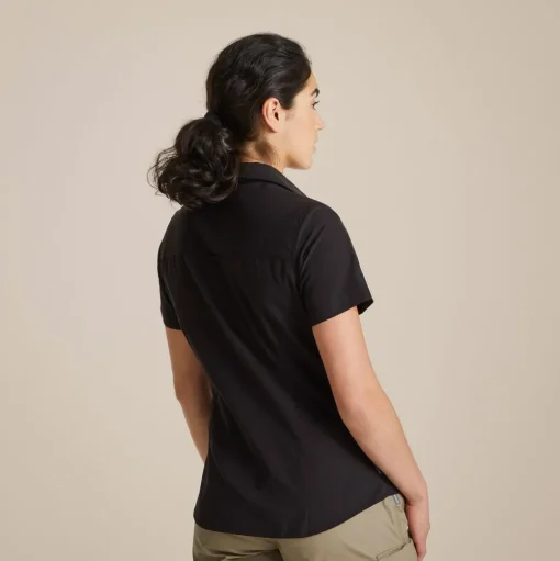 Damen-Kurzarmshirt „Expert Kiwi“. | Black