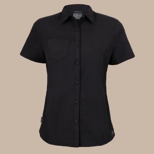 Damen-Kurzarmshirt „Expert Kiwi“. | Black