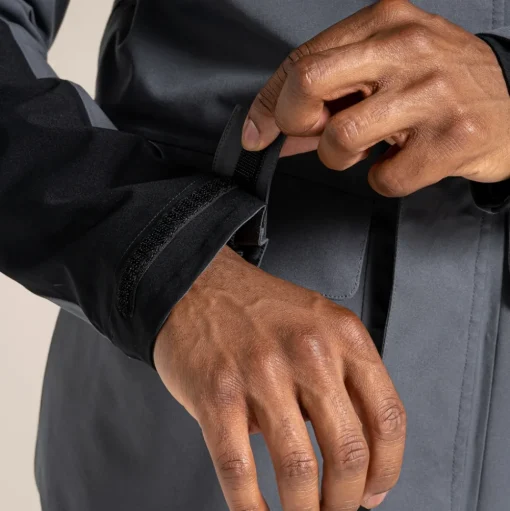 Expert Kiwi Pro Stretch Lange Jacke | Carbon Grey / Black