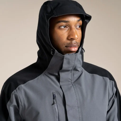 Expert Kiwi Pro Stretch Lange Jacke | Carbon Grey / Black