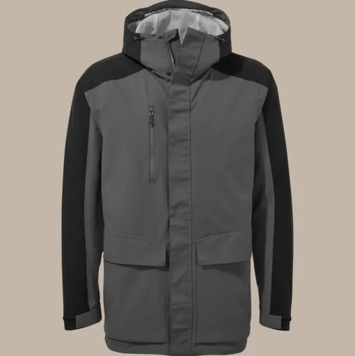 Expert Kiwi Pro Stretch Lange Jacke | Carbon Grey / Black