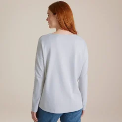 Forres Langarmshirt für Damen | Lunar Grey Marl