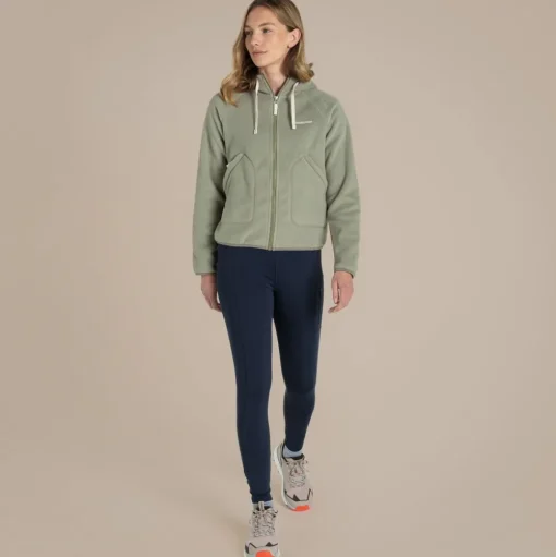 Grainne Fleece mit durchgehendem Reißverschluss für Damen | Vert