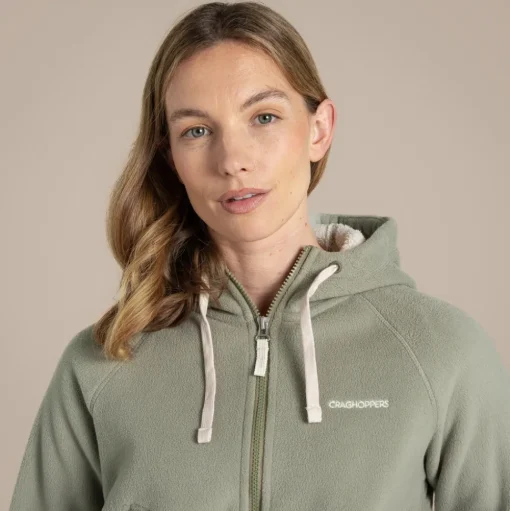 Grainne Fleece mit durchgehendem Reißverschluss für Damen | Vert