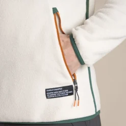 Herren CO2 Renu Fleece mit halbem Reißverschluss | Ecru