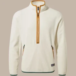 Herren CO2 Renu Fleece mit halbem Reißverschluss | Ecru