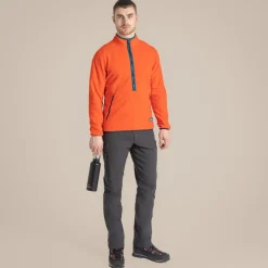 Herren CO2 Renu Fleece mit halbem Reißverschluss | Macaw Red