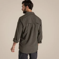 Herren NosiLife Adventure Langarmshirt III | Woodland Green