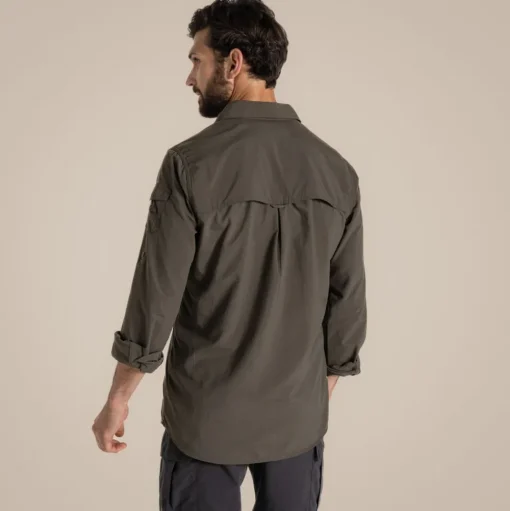 Herren NosiLife Adventure Langarmshirt III | Woodland Green