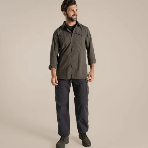 Herren NosiLife Adventure Langarmshirt III | Woodland Green