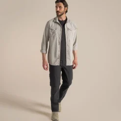 Herren NosiLife Adventure Langarmshirt III | Parchment