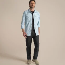 Herren NosiLife Adventure Langarmshirt III | Niagara Blue