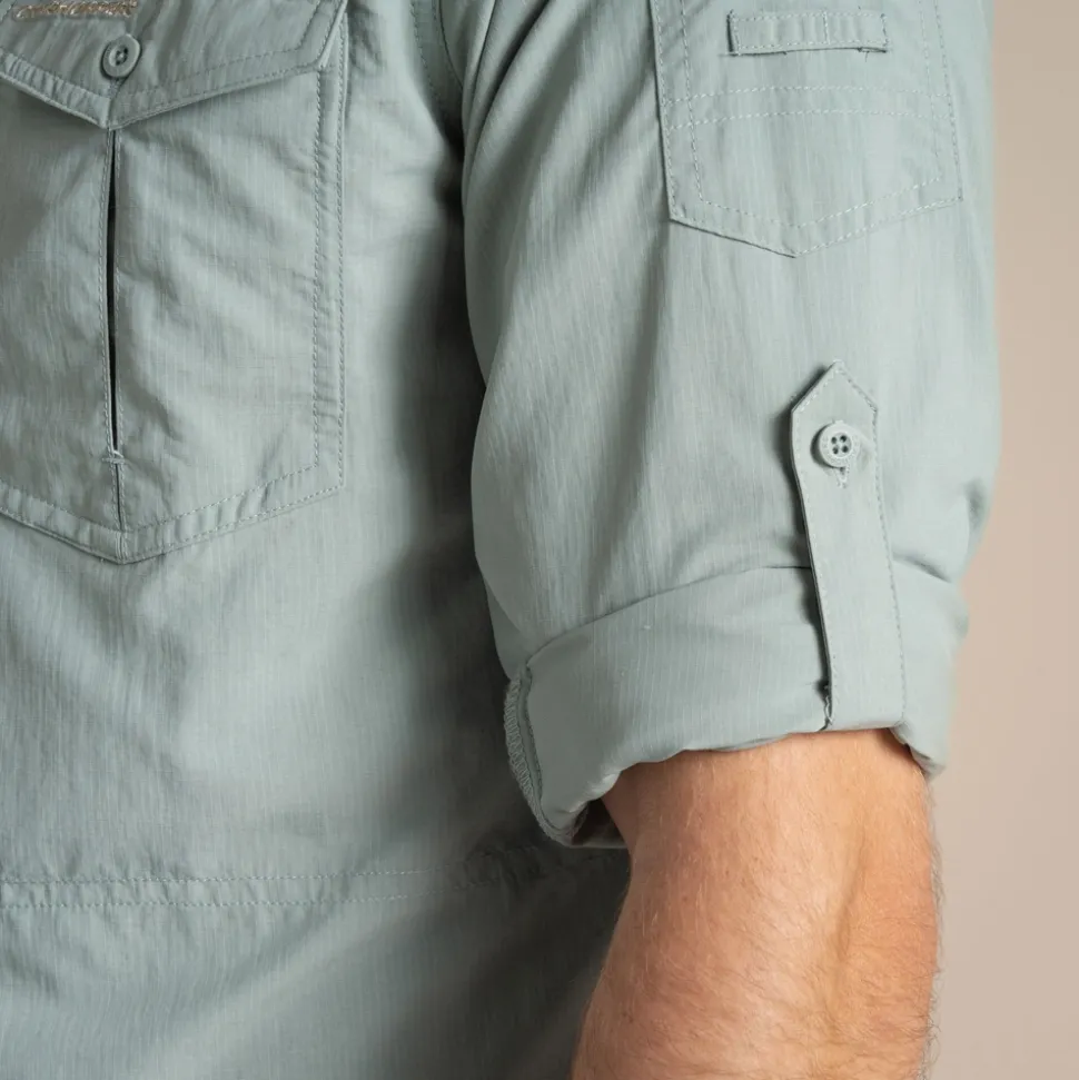 Herren NosiLife Adventure Langarmshirt III | Lichen Green