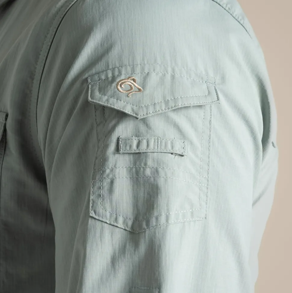 Herren NosiLife Adventure Langarmshirt III | Lichen Green