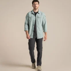 Herren NosiLife Adventure Langarmshirt III | Lichen Green