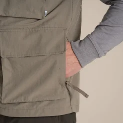 Herren NosiLife Adventure Gilet IV | Pebble