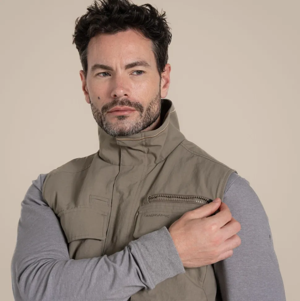 Herren NosiLife Adventure Gilet IV | Pebble