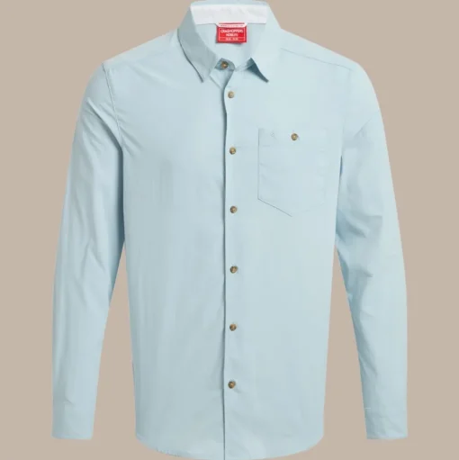 Herren NosiLife Nuoro Langarmshirt II | Niagara Blue