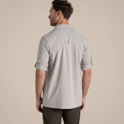 Herren NosiLife Pro Langarmshirt V | Parchment