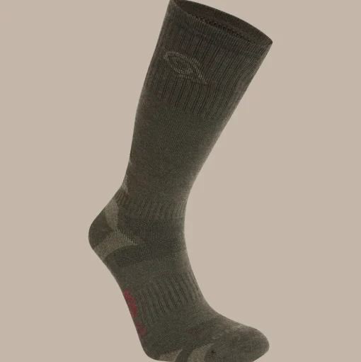 Insektenabweisende Adventure-Socken aus Wollmischung | Woodland Green / Parka Green
