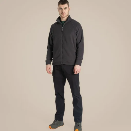 Karlton Full Zip Fleece für Herren | Black Pepper