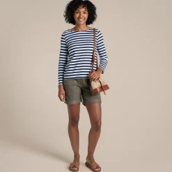 Katitia Langarmshirt für Damen | Blue Navy Stripe