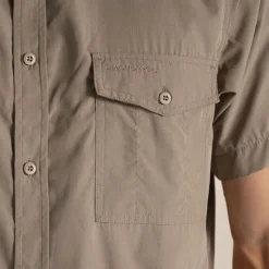 Kiwi-Kurzarmhemd für Herren | Pebble