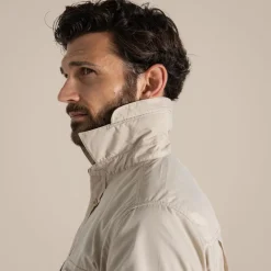 Kiwi-Kurzarmhemd für Herren | Oatmeal