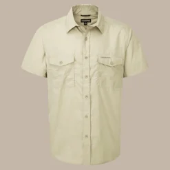 Kiwi-Kurzarmhemd für Herren | Oatmeal