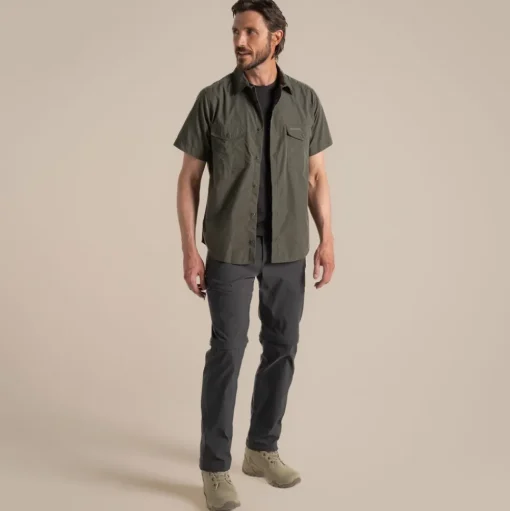 Kiwi-Kurzarmhemd für Herren | Cedar